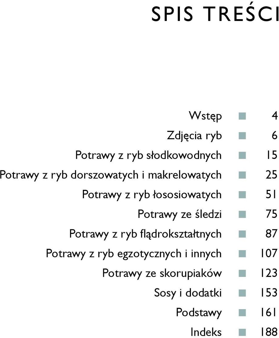 ze śledzi 75 potrawy z ryb flądrokształtnych 87 potrawy z ryb egzotycznych i