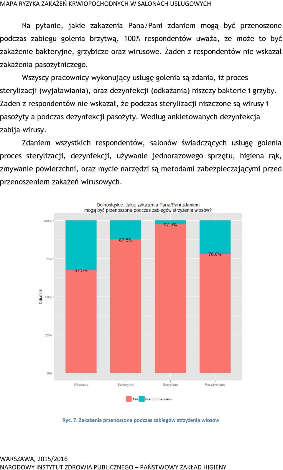 Wszyscy pracownicy wykonujący usługę golenia są zdania, iż proces sterylizacji (wyjaławiania), oraz dezynfekcji (odkażania) niszczy bakterie i grzyby.