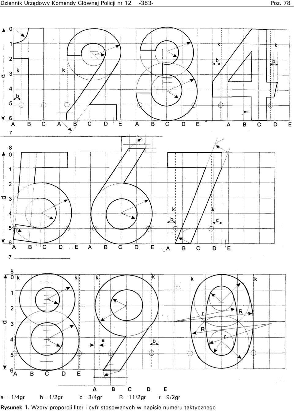 R=11/2gr r=9/2gr Rysunek 1.