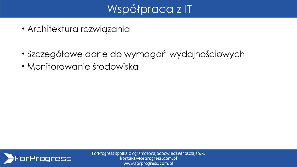 dane do wymagań