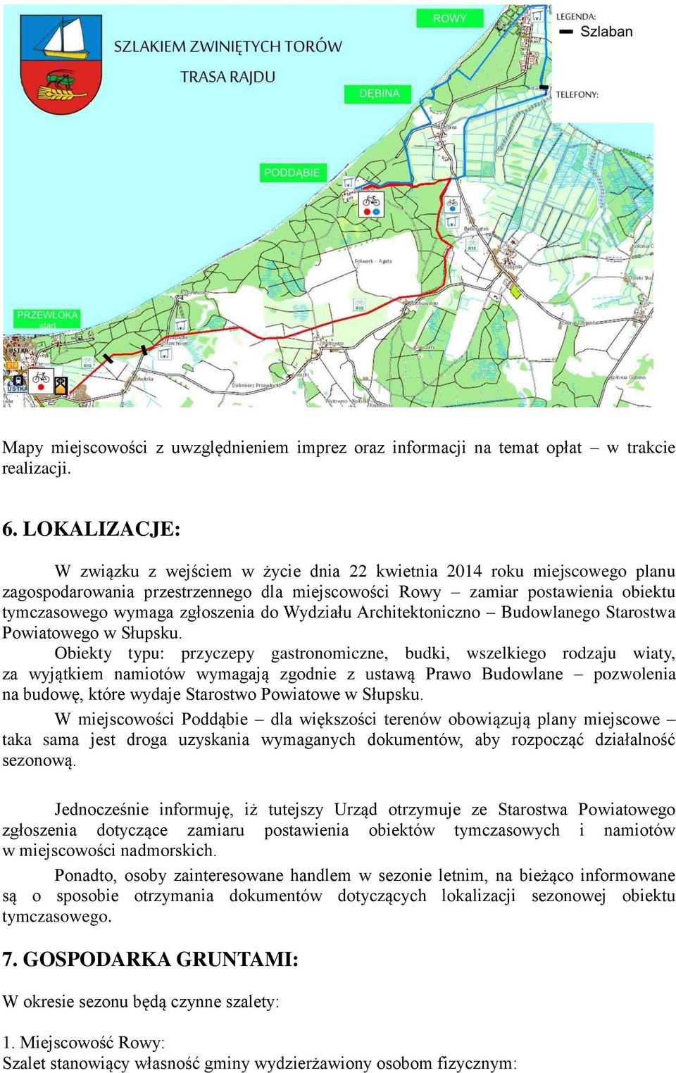 do Wydziału Architektoniczno Budowlanego Starostwa Powiatowego w Słupsku.