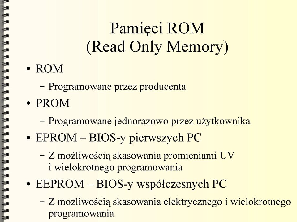możliwością skasowania promieniami UV i wielokrotnego programowania EEPROM