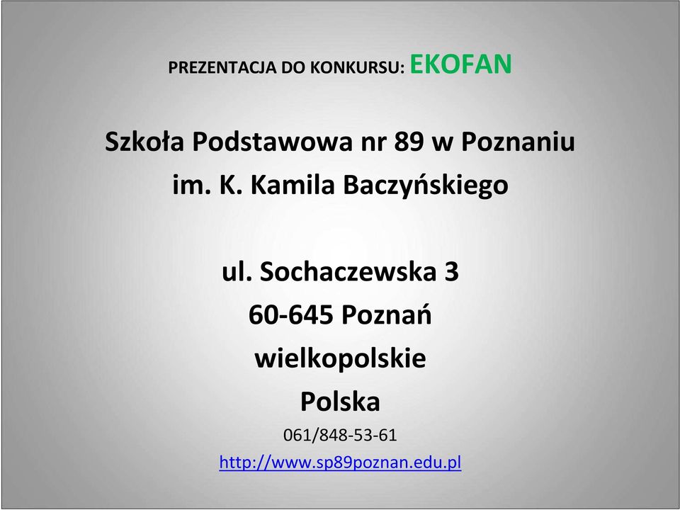 Kamila Baczyńskiego ul.