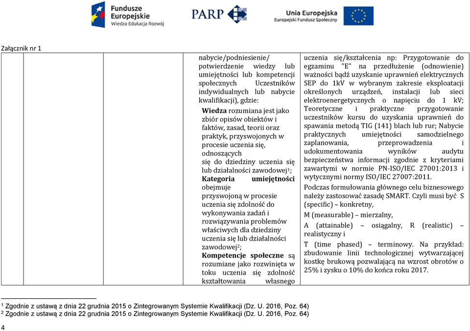 procesie uczenia się zdolność do wykonywania zadań i rozwiązywania problemów właściwych dla dziedziny uczenia się lub działalności zawodowej 2 ; Kompetencje społeczne są rozumiane jako rozwinięta w