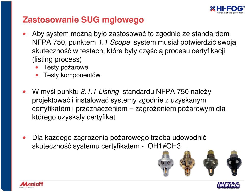 Testy komponentów W myśl punktu 8.1.