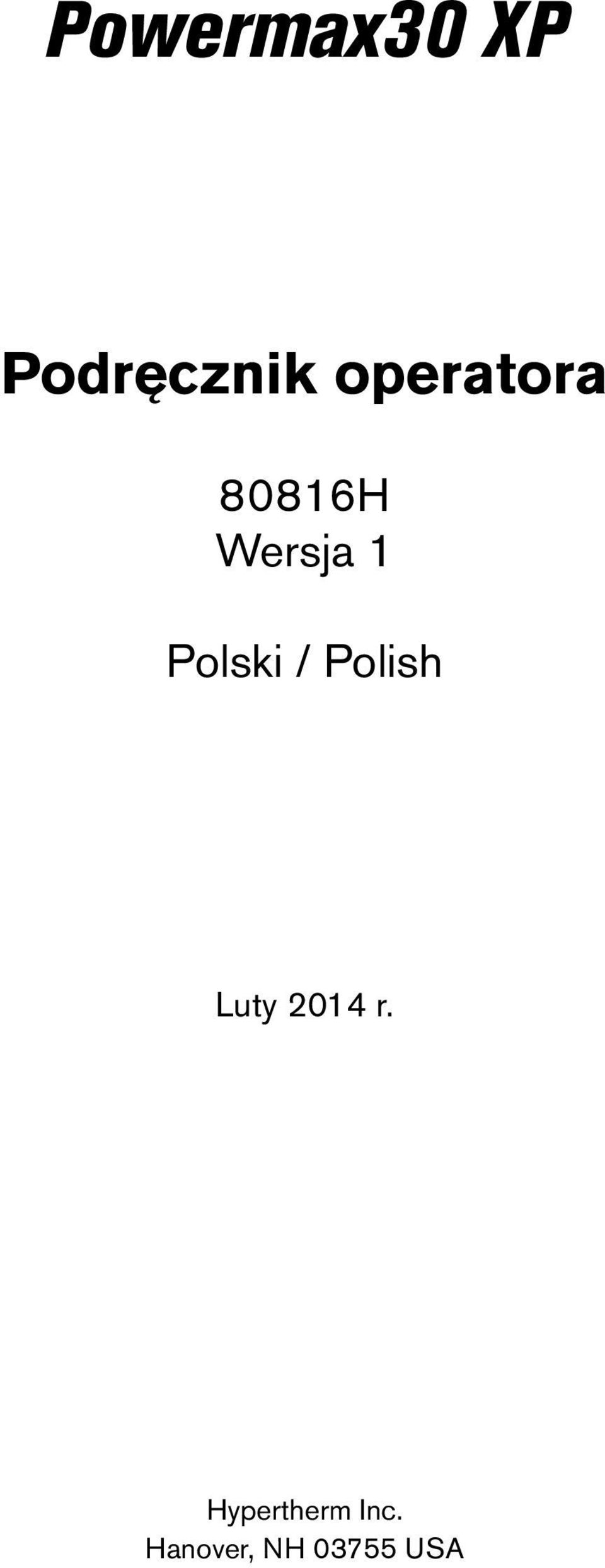 Polski / Polish Luty 2014 r.
