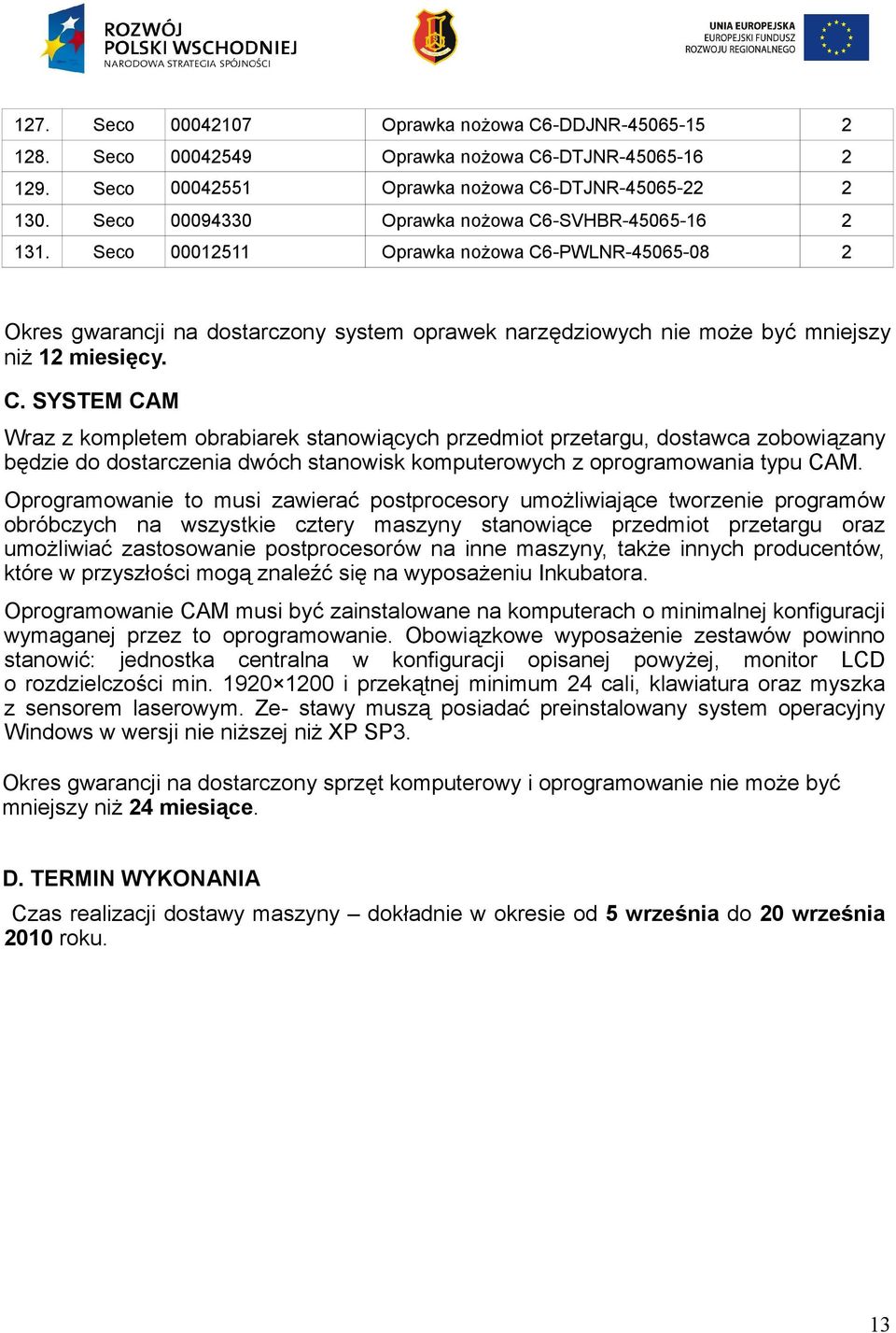 Seco 00012511 Oprawka nożowa C6