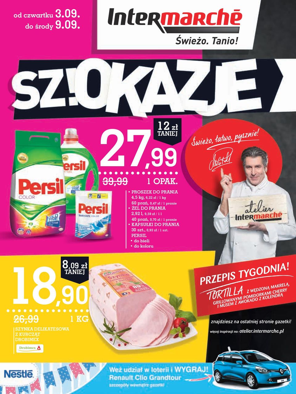 12 zł 27,99 39,99 PROSZEK DO PRANIA 4,5 kg, 6,22 zł / 1 kg 60 prań, 0,47 zł / 1 pranie