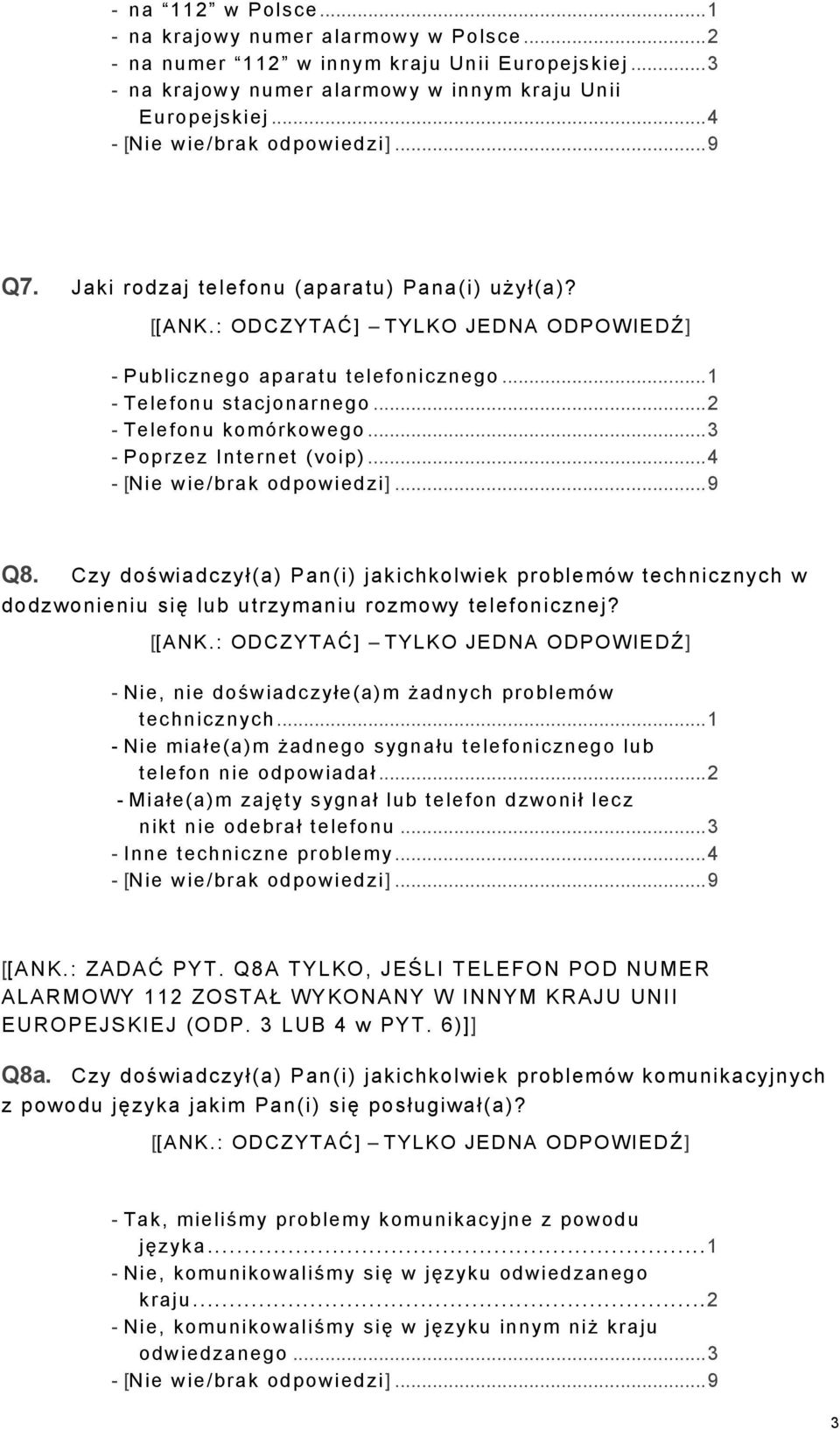 Czy doświadczył(a) Pan(i) jakichkolwiek problemów technicznych w dodzwonieniu się lub utrzymaniu rozmowy telefonicznej? - Nie, nie doświadczyłe(a)m żadnych problemów technicznych.