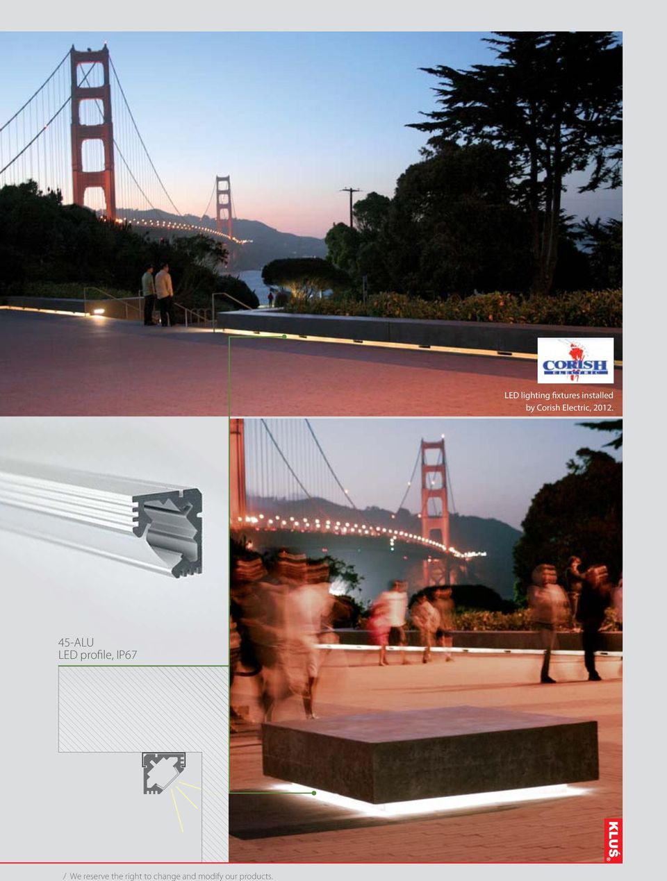 45-ALU LED profile, IP67 / We