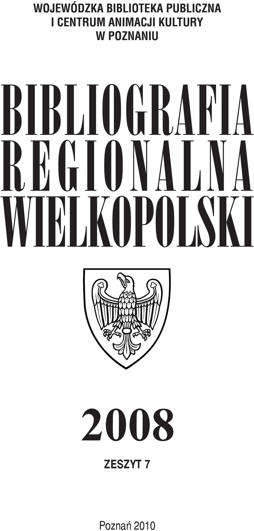 POZNANIU BIBLIOGRAFIA REGIONALNA