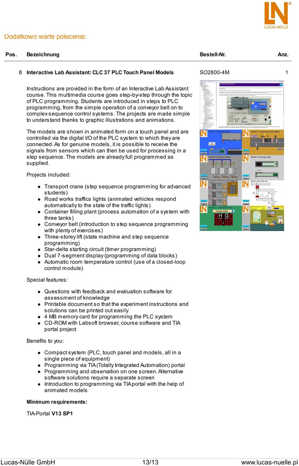 This multimedia course goes step-by-step through the topic of PLC programming.