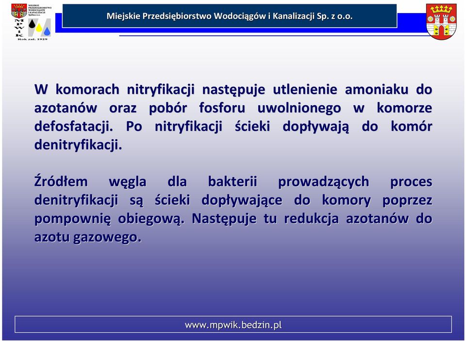 w oraz pobór r fosforu uwolnionego w komorze defosfatacji.