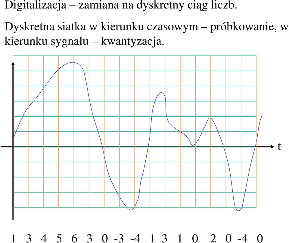 Dyskretna siatka w kierunku czasowym