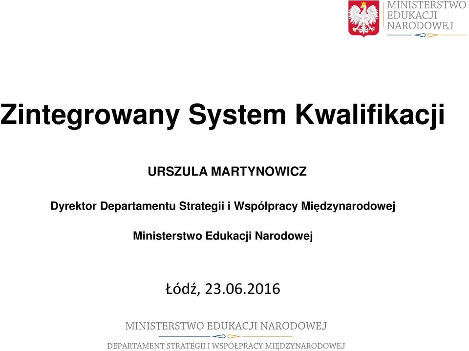 Strategii i Współpracy Międzynarodowej