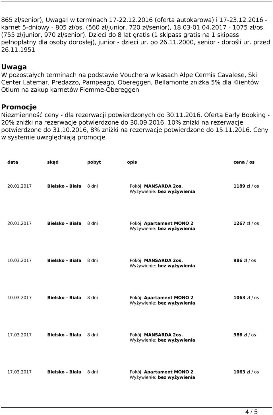 2000, senior - dorośli ur. przed 26.11.