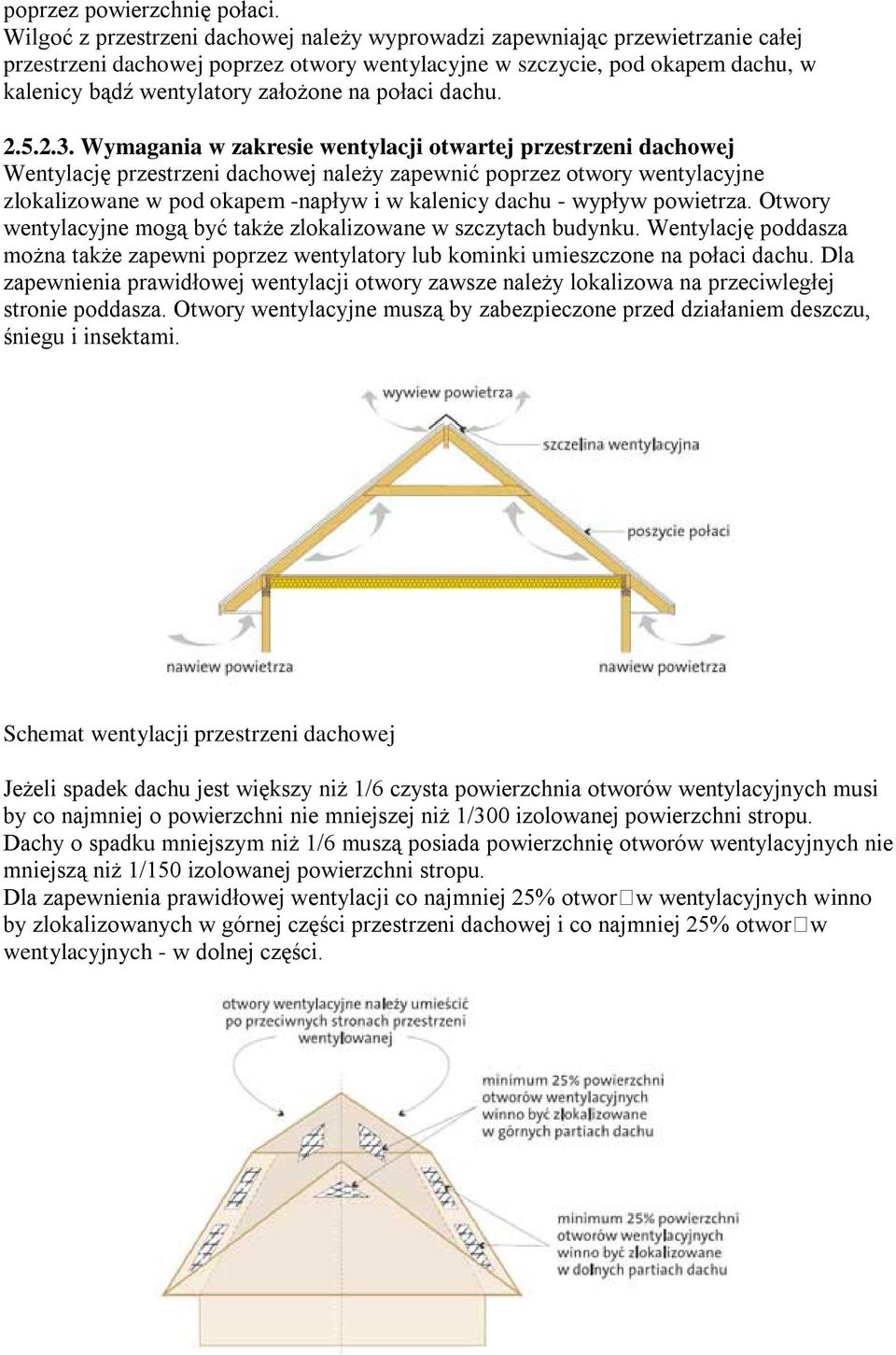 połaci dachu. 2.5.2.3.