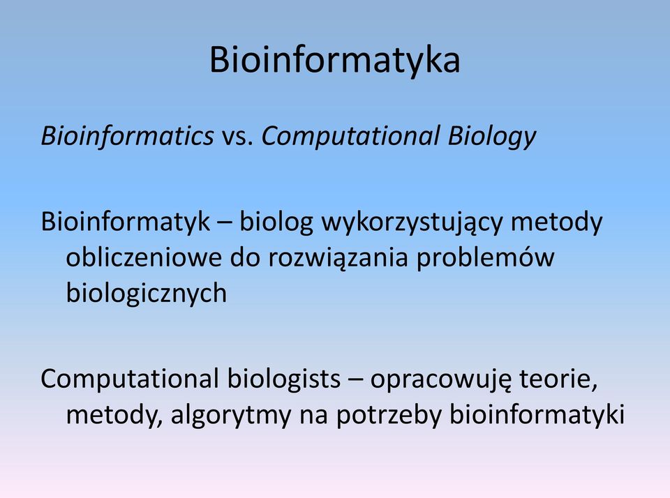 wykorzystujący metody obliczeniowe do rozwiązania