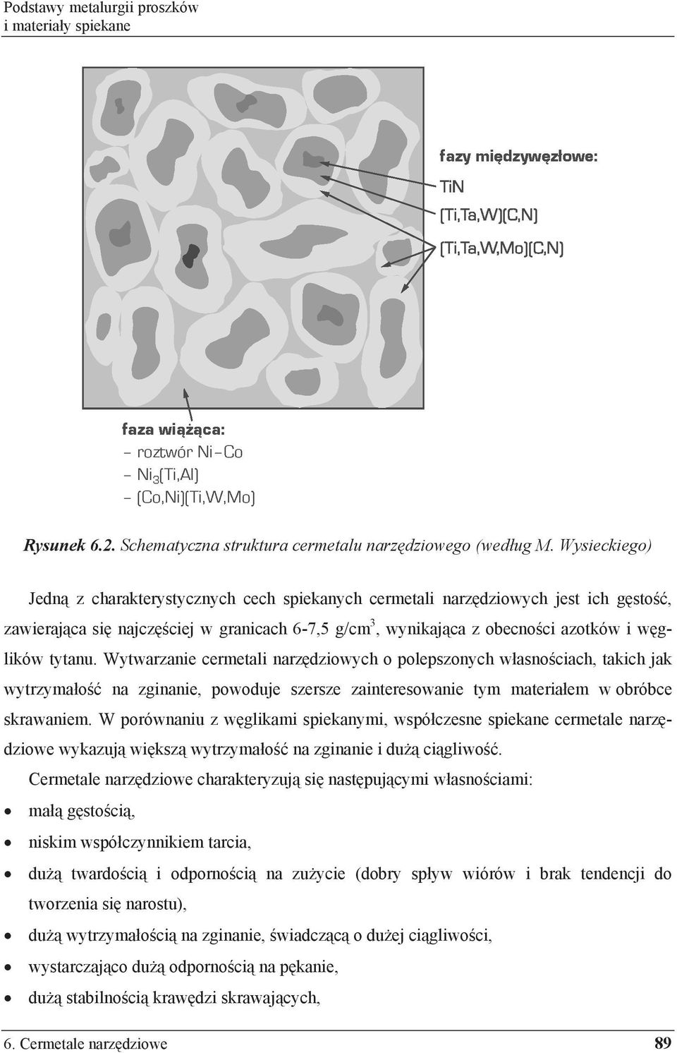 Wytwarzanie cermetali narz dziowych o polepszonych w asno ciach, takich jak wytrzyma o na zginanie, powoduje szersze zainteresowanie tym materia em w obróbce skrawaniem.