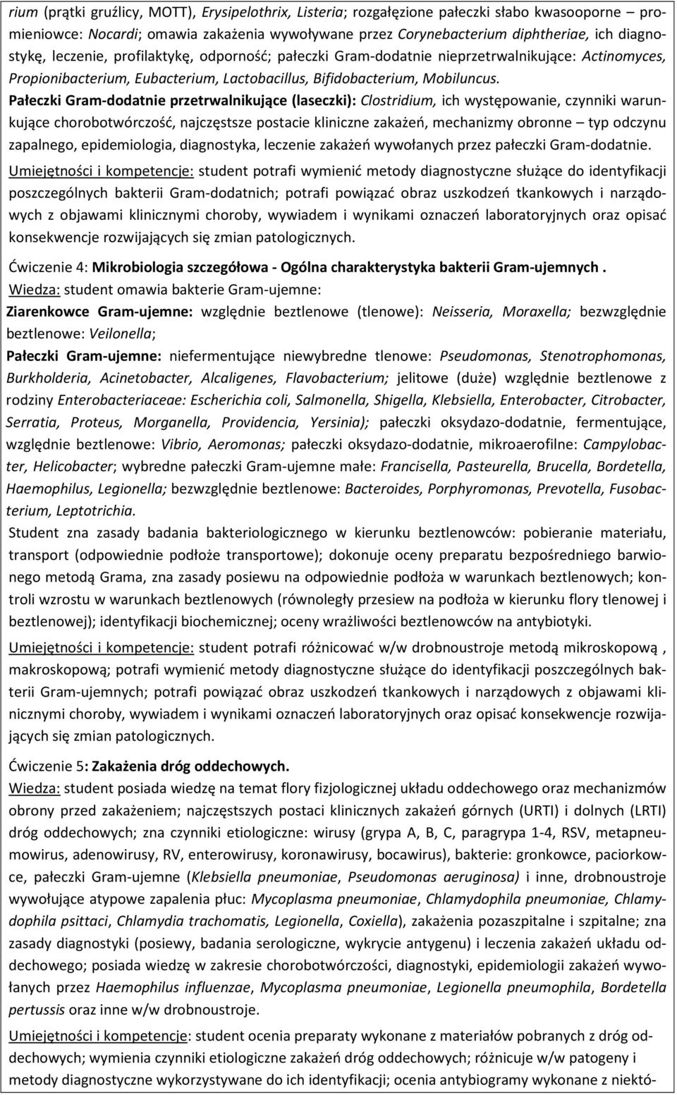 Pałeczki Gram-dodatnie przetrwalnikujące (laseczki): Clostridium, ich występowanie, czynniki warunkujące chorobotwórczość, najczęstsze postacie kliniczne zakażeń, mechanizmy obronne typ odczynu