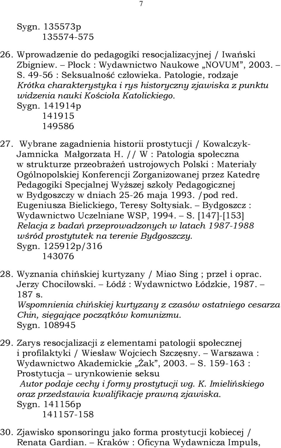 Wybrane zagadnienia historii prostytucji / Kowalczyk- Jamnicka Małgorzata H.