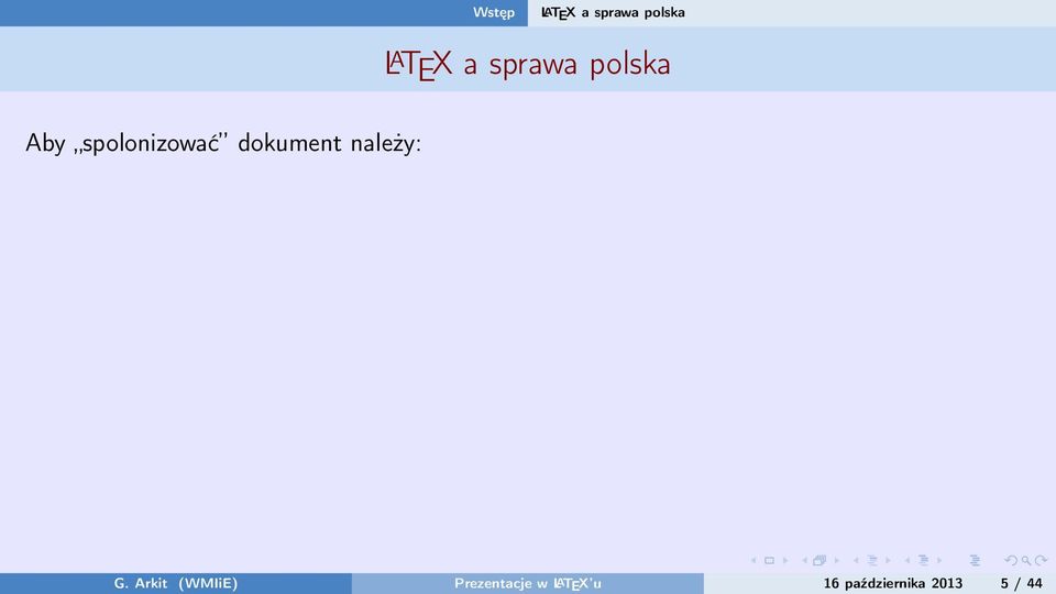 dokument należy: G.