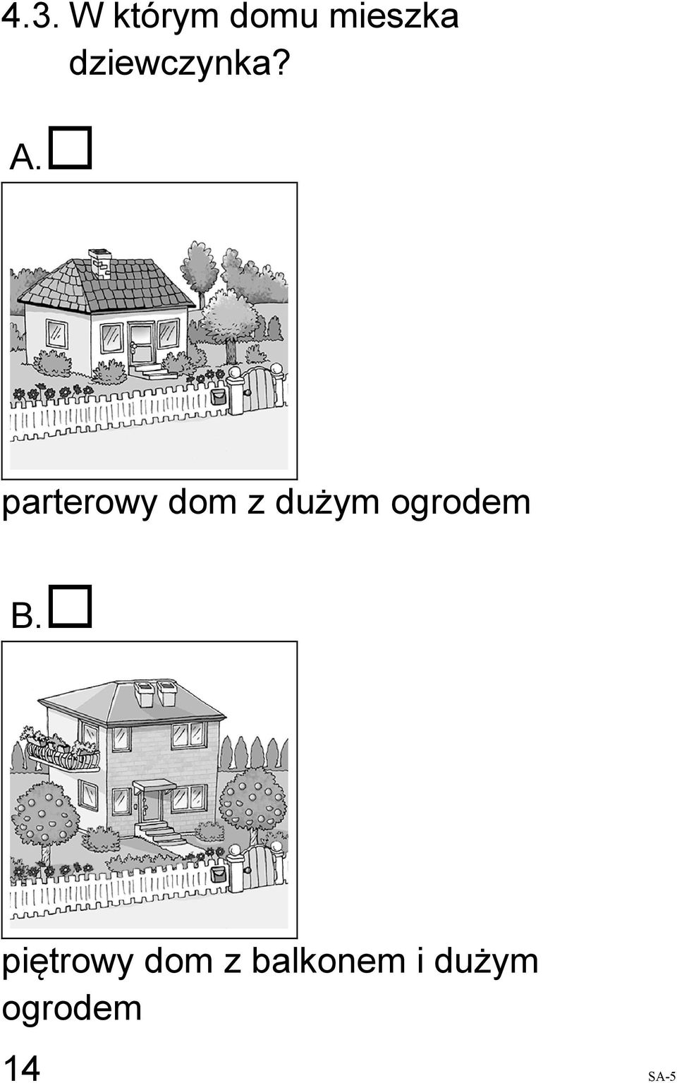 parterowy dom z dużym ogrodem