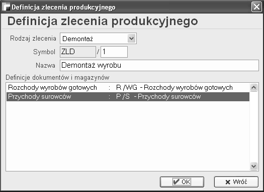 Te dwa formularze różnią się od siebie początkową, nadawaną przez program częścią symbolu zlecenia oraz parametrami, które potrzebne są do prawidłowego funkcjonowania zleceń.