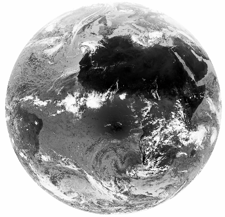 Pozyskiwanie obrazów MSG. Widziany z satelity geostacjonarnego MSG obraz dysku ziemskiego jest wynikiem pracy skanera SEVIRI (Spinning Enhanced Visible and Infrared Imager).