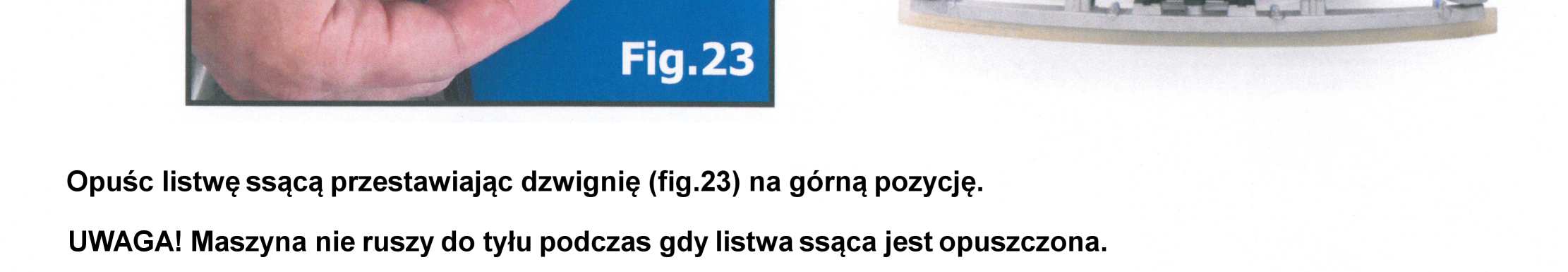 OBSŁUGA URZĄDZENIA OPUSZCZANIE ZESPOŁU