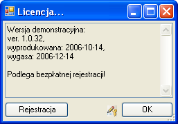 ostatniej wersji, dla której wprowadzono kod aktywacji (dostępna jeżeli bieżąca wersja jest wyższa niż ostatnia wersja, dla której wprowadzono kod aktywacji) Zachowaj uwagę przy wprowadzaniu kodu