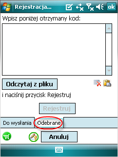 ŻĄDANIE LICENCJI Do okna rejestracji można przejść na wiele sposobów: przy