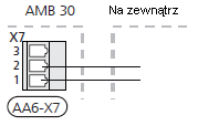 Dla instalatora Połączenia elektryczne jak na rysunku. Maks. moc wyjściowa na tym połączeniu to 250W.