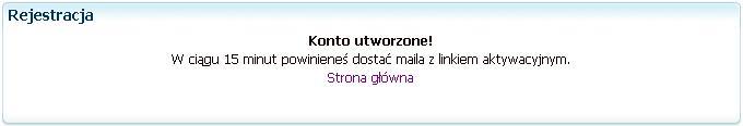 Zostanie otworzone okno: Załóż konto, w którym należy wypełnić pola danymi identyfikacyjnymi użytkownika (do wysyłki oraz do wystawienia faktury) Rys.