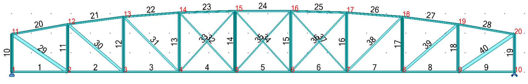 1. Podstawa opracowania - Obiekty mostowe. ObciąŜenia. PN-85/S-10030, - Konstrukcje stalowe. Obliczenia statyczne i projektowanie.
