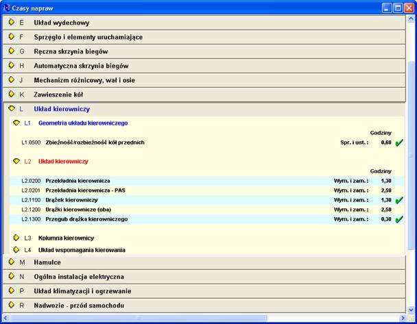 Rys. 2-9 Import z programu Autodata Zostanie wówczas uruchomiony program Autodata z automatycznie wybranym pojazdem ze zlecenia czy kosztorysu (o ile był już wcześniej wybierany).