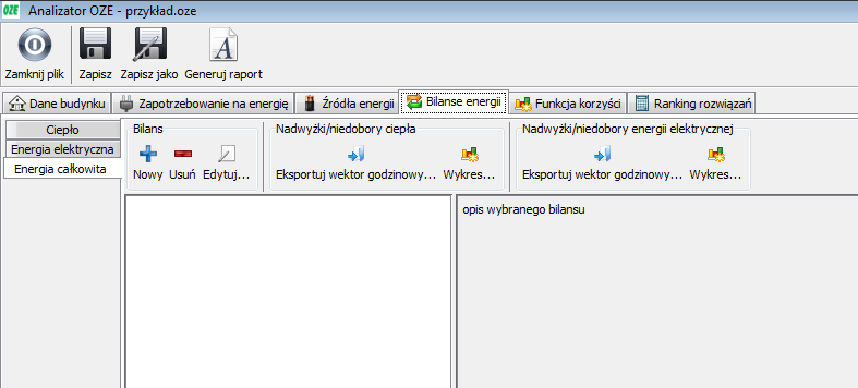 w instalacji grzewczej zastosowano zasobnik ciepła wyposażony w grzałkę elektryczną, wykorzystującą nadwyżki produkcji energii elektrycznej.