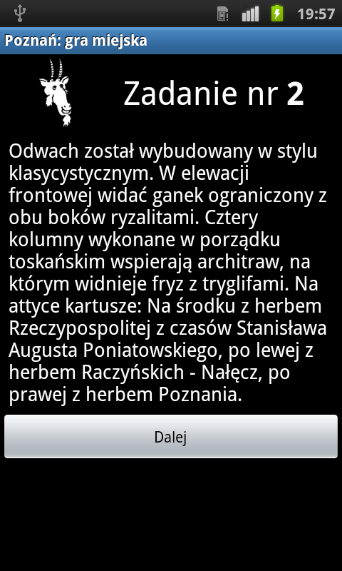 3.3 Implementacja 65 Algorytm 1 Porównanie zdjęcia z wzorcami w bazie 1: wczytaj zdjęcie zrobione przez użytkownika 2: zmniejsz rozmiar zdjęcia 3: znajdź punkty kluczowe na zdjęciu 4: opisz punkty