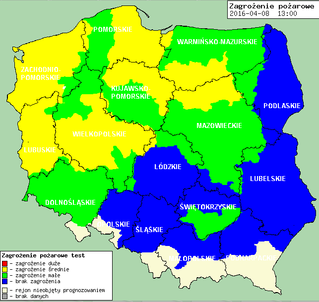 Zagrożenie pożarowe w