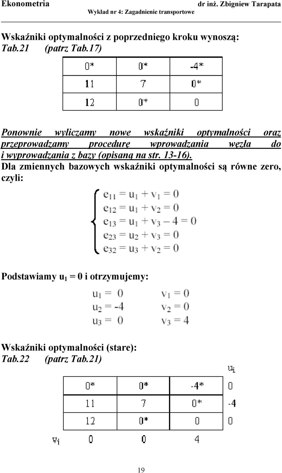 węzła do i wyprowadzania z bazy (opisaną na str. 13-16).