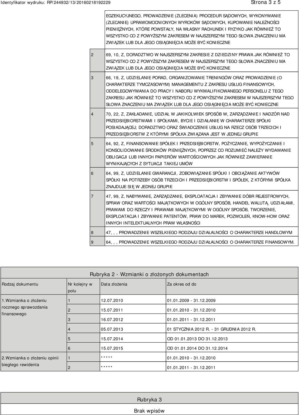 DZIEDZINY PRAWA JAK RÓWNIEŻ TO WSZYSTKO CO Z POWYŻSZYM ZAKRESEM W NAJSZERSZYM TEGO SŁOWA ZNACZENIU MA ZWIĄZEK LUB DLA JEGO OSIĄGNIĘCIA MOŻE BYĆ KONIECZNE 3 66, 19, Z, UDZIELANIE PORAD, ORGANIZOWANIE