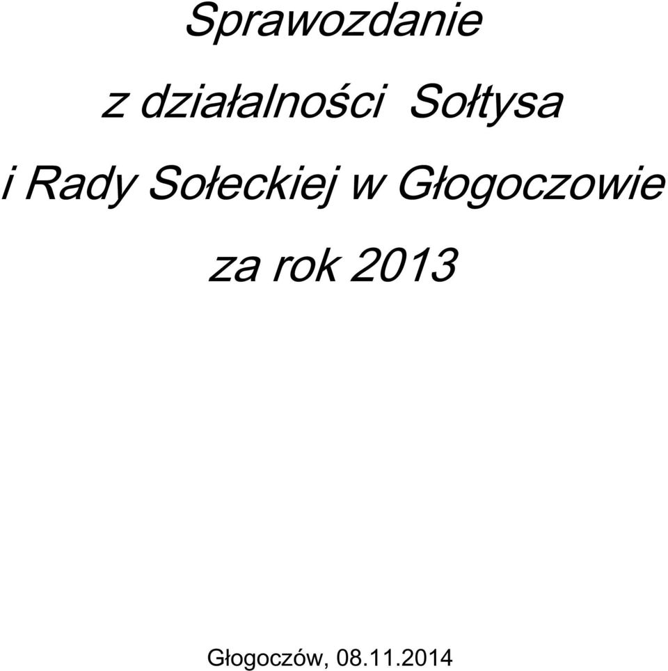 Rady Sołeckiej w