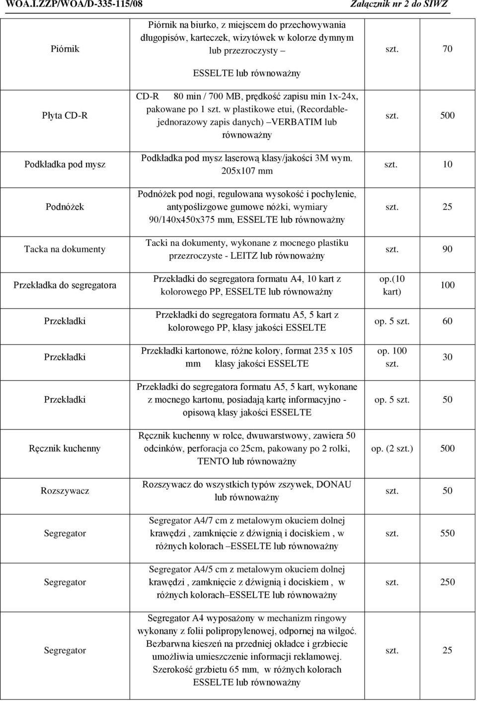 205x7 mm Podnóżek pod nogi, regulowana wysokość i pochylenie, antypoślizgowe gumowe nóżki, wymiary 90/140x450x375 mm, ESSELTE lub Tacki na dokumenty, wykonane z mocnego plastiku przezroczyste - LEITZ