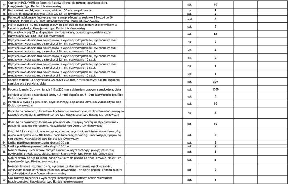 Klej w płynie poj. 0 ml, bezzapachowy, do papieru i cienkiej tektury, z dozownikiem w kształcie pędzelka, klasy/jakości typu Pentel 21 Klej w sztyfcie poj.