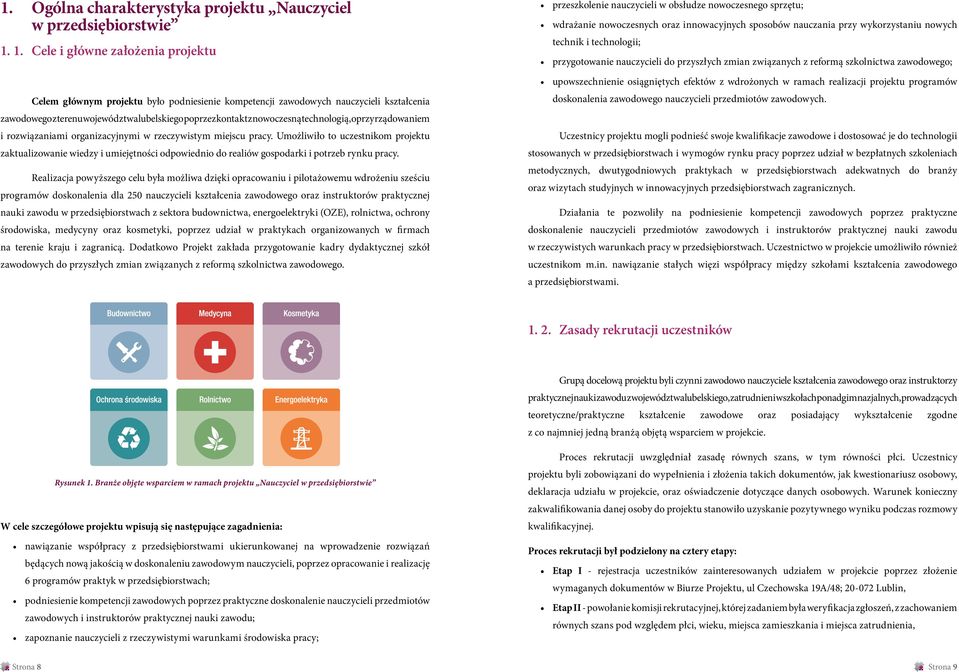 technologią, oprzyrządowaniem i rozwiązaniami organizacyjnymi w rzeczywistym miejscu pracy.