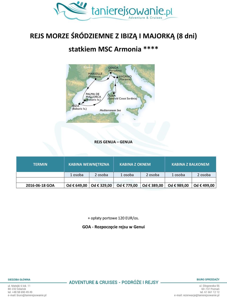 2016-06-18 GOA Od 649,00 Od 329,00 Od 779,00 Od