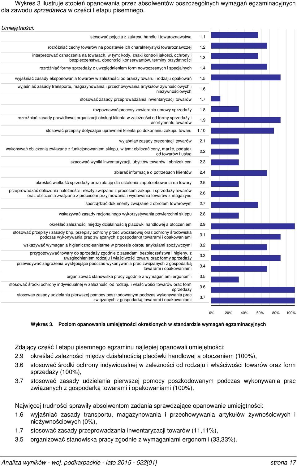 interpretować oznaczenia na towarach, w tym: kody, znaki kontroli jakości, ochrony i bezpieczeństwa, obecności konserwantów, terminy przydatności rozróżniać formy sprzedaży z uwzględnieniem form