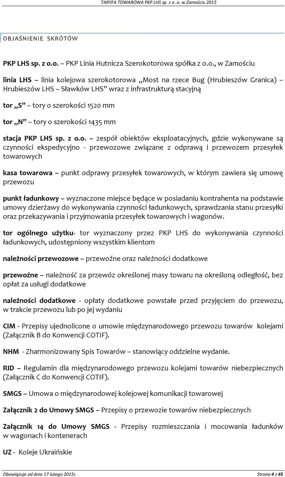 Hrubieszów LHS Sławków LHS wraz z infrastrukturą stacyjną tor