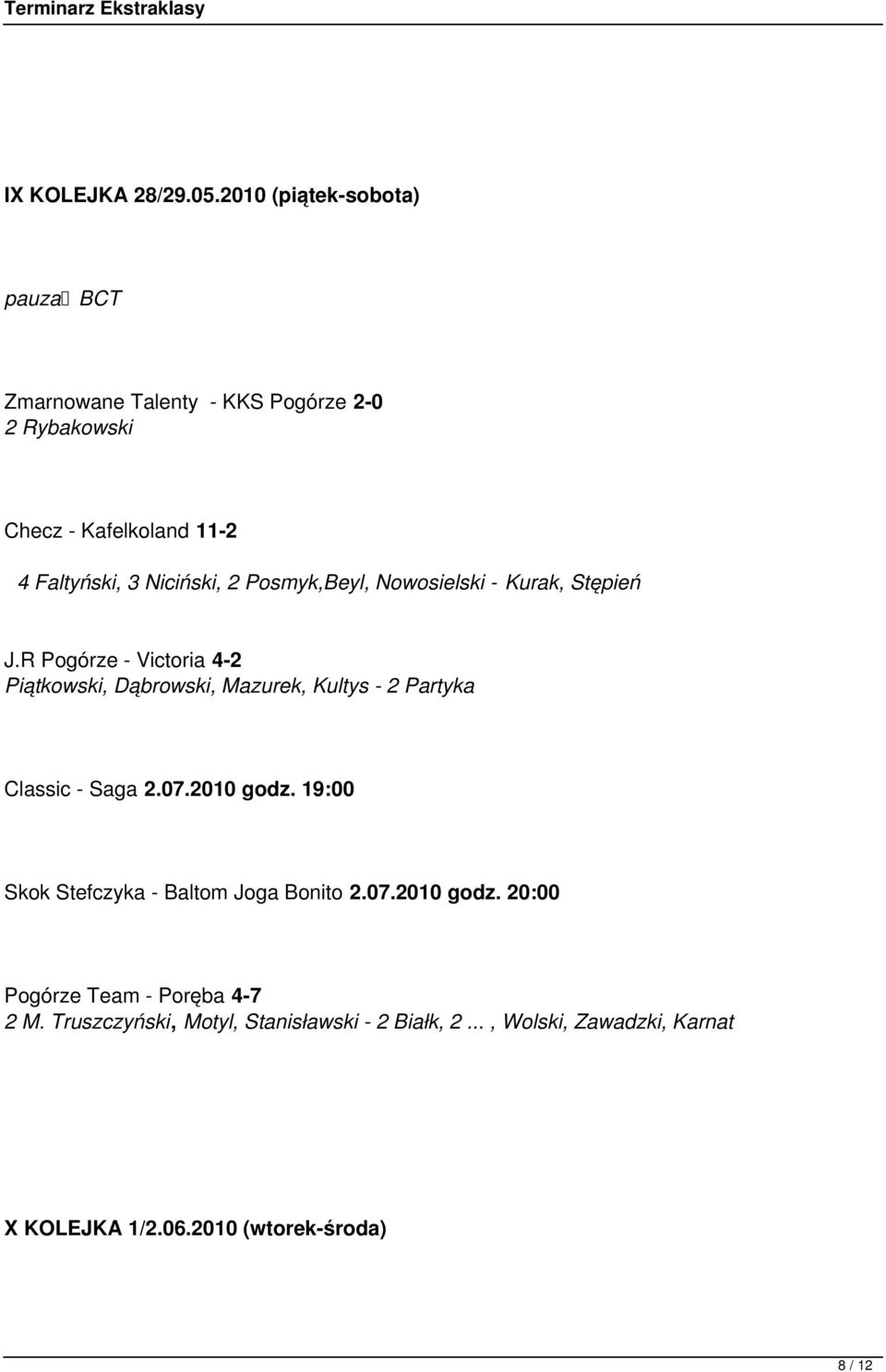 Niciński, 2 Posmyk,Beyl, Nowosielski - Kurak, Stępień J.