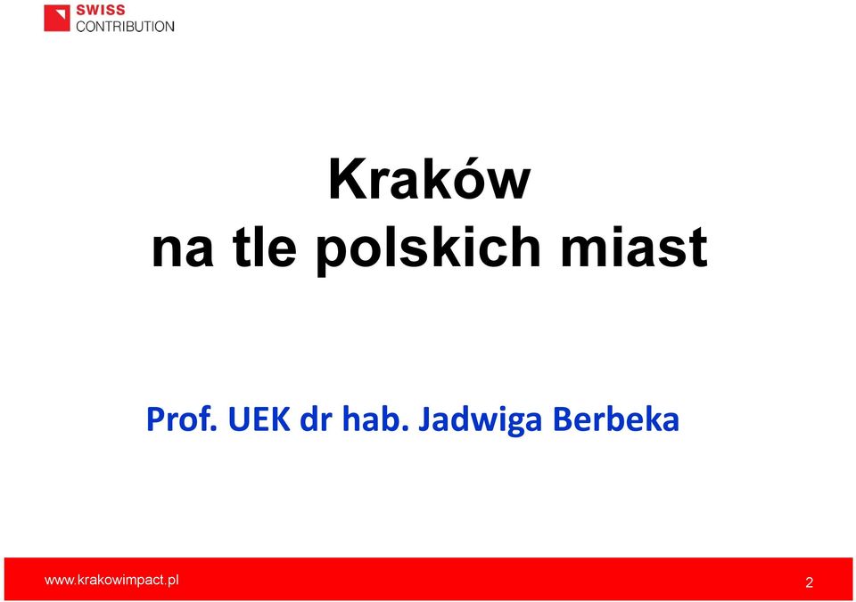 Prof. UEK dr